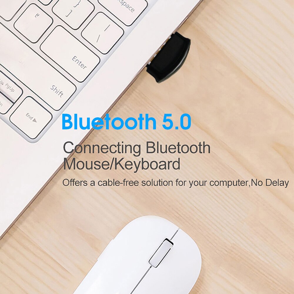 Bluetooth Adapter USB Bluetooth 5.0 PC Adapter USB Bluetooth Dongle for Computer Bluetooth 5.0 Music Receiver Transmitter