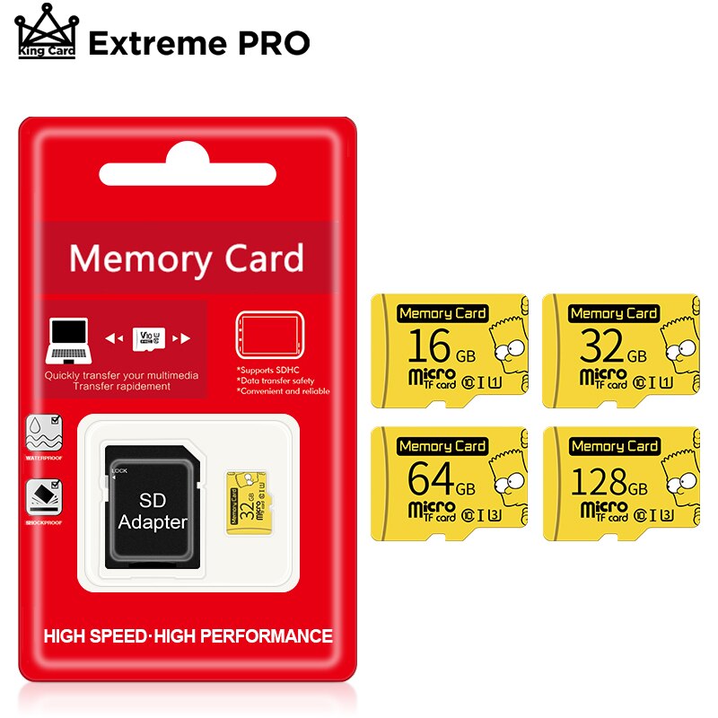 Hoge Snelheid Micro Sd Geheugenkaarten 4Gb 8Gb 16 Gb 32 Gb 64Gb Cartao De Memoria 128Gb micro Sd Flash Card Class 10