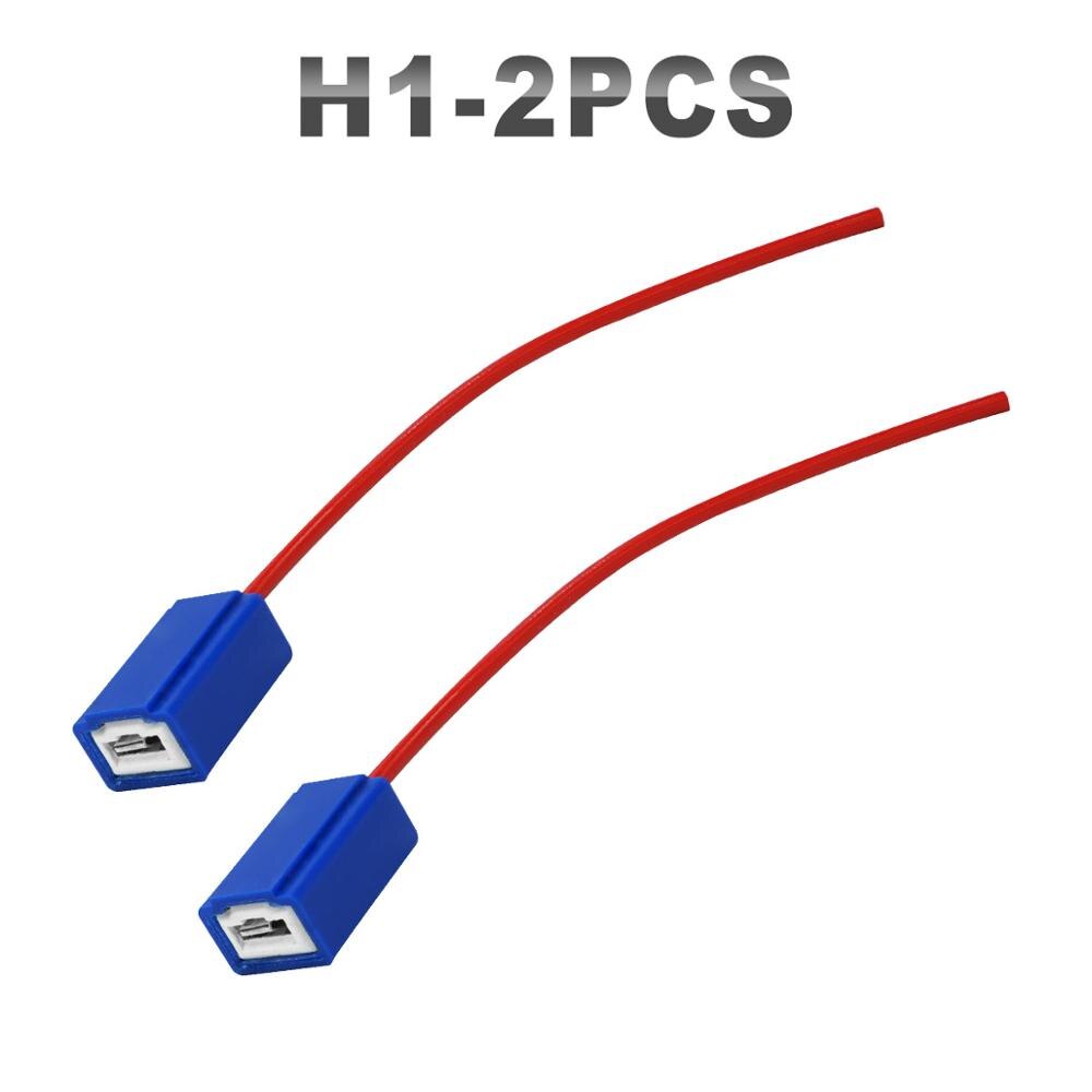 JGAUT Keramische Lamp Houder H1 H7 H13 H8 H9 H11 9007 Adapter Plug Connector Bedrading Harnes Koplamp