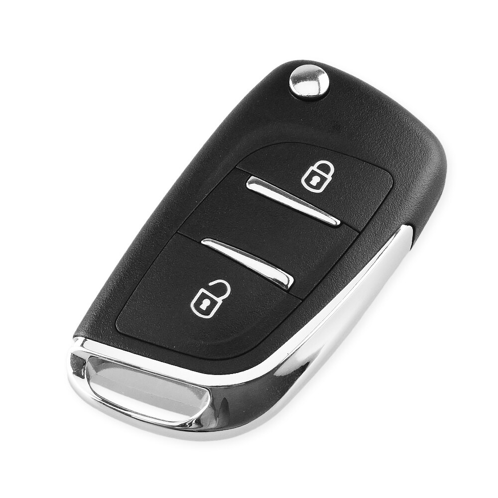 Keyyou Hca/Hu83 2 Knoppen Gewijzigd Afstandsbediening Auto Sleutel Voor Peugeot 307 3008 308 408 433Mhz PCF7961 ID46 CE0536 Flip Sleutelhanger Auto Key