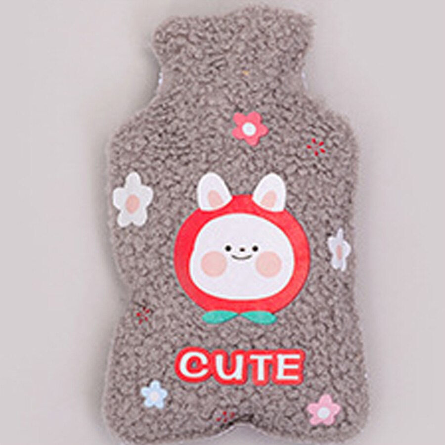 Cartoon plush bear water injection warm water bag portable compress warm hand treasure water bagA808: style 3