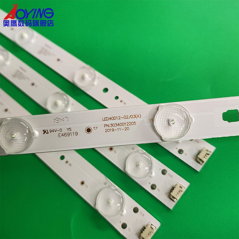 Ha Ir 40Inch 4 Pcs 12LED 808Mm Led Backlight Strip Voor LED40D12-ZC14-04 Een B LED40D12-03(B) een 30340012203