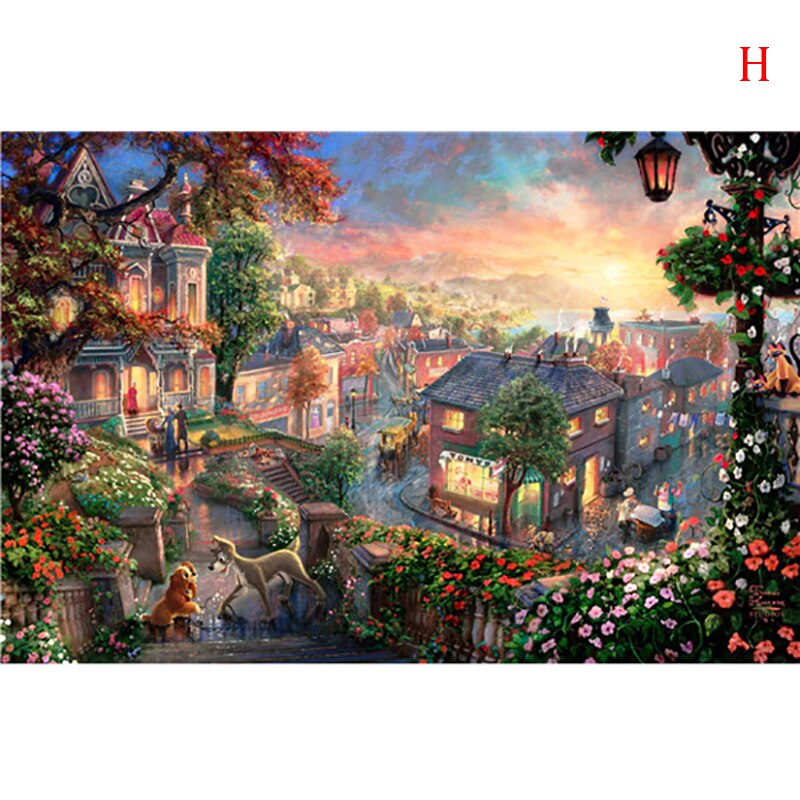 Giocattoli educativi 1000 Pezzi Educational Jigsaw Puzzle Stile diverso Adulti Bambini di Puzzle Del Giocattolo: H