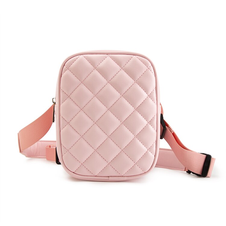 BQ-riñonera de cuero con diamantes para mujer, Cangurera con cinturón para la pierna, para senderismo al aire libre, motocicleta, motorista, amantes de la: Rosa