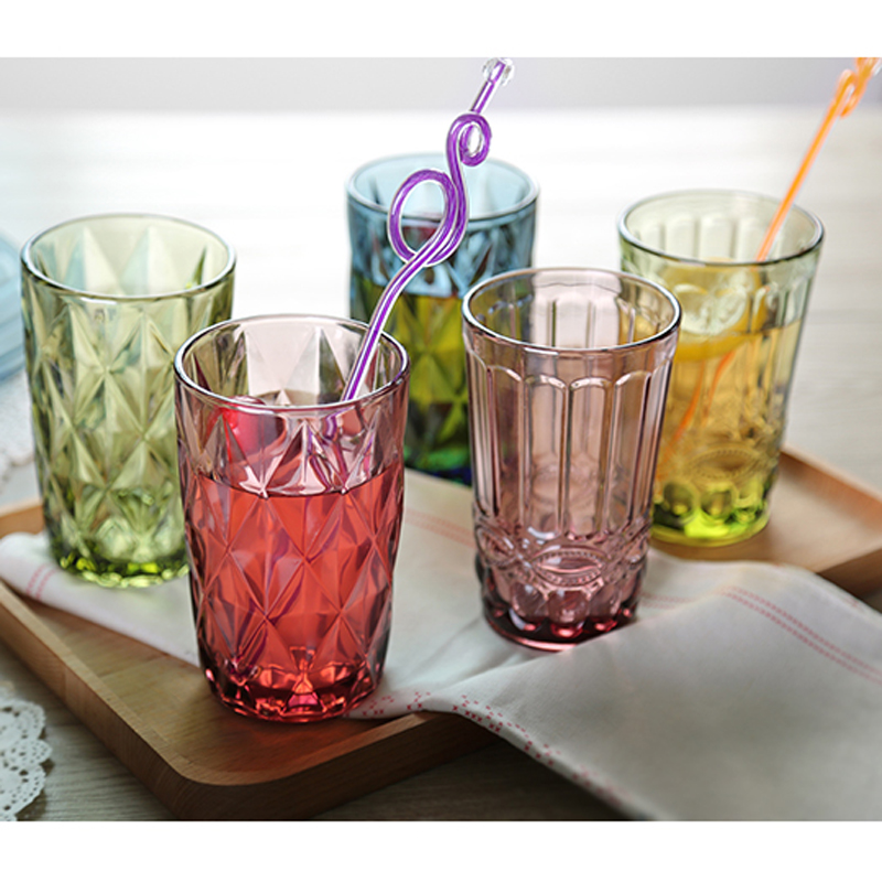 Vasos de cristal con grabado de agua para beber, v – Grandado