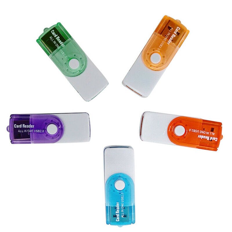 Multi-Function USB Card Reader 4 In 1 For MS MS-PRO TF Micro Memory Card Smart Reader: Default Title