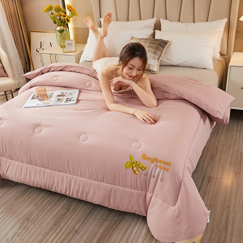 Super Warm Quilt Spring Plush Winter Blanket 1.5kg Single Quilt Thickened Warm Autumn Comforter Core
