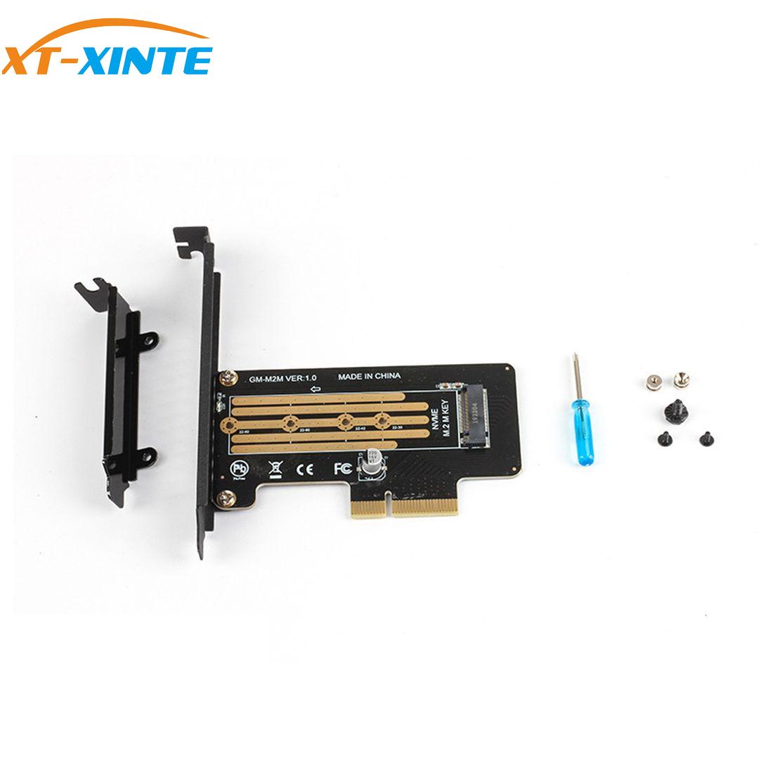 XT-XINTE PCIE zu M2 Festplatte Adapter Schnittstelle Erweiterung Karten PCI-E X4 3,0 M.2 SSD für NVME Protokoll 2230/2242/2260/2280