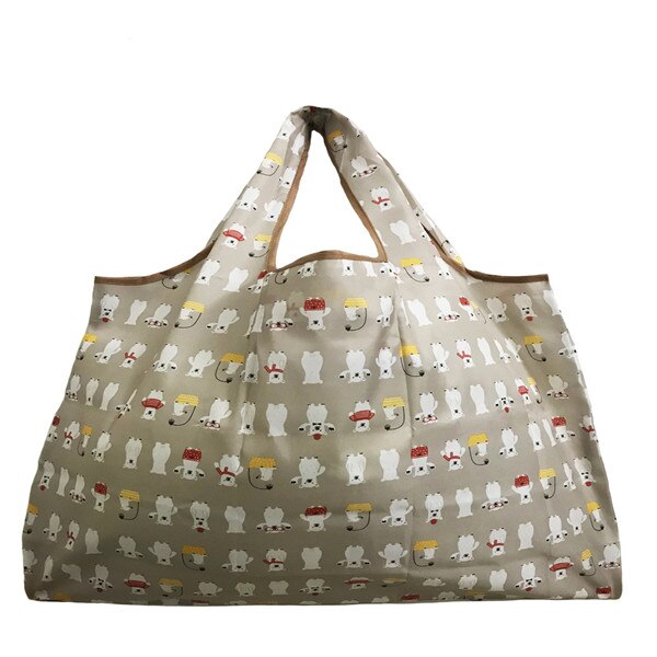 NOENNAME_NULL Vrouwen Opklapbaar Shopper Bag Dames Herbruikbare Boodschappentas Eco Draagtas: 3