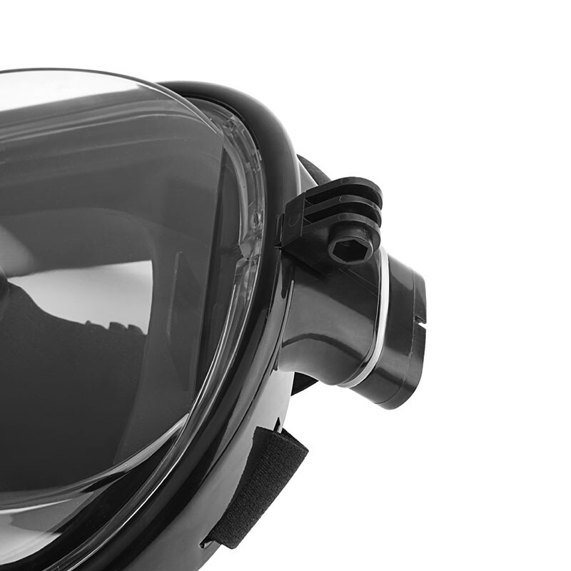 mascarillas de Snorkel de cara completa vista panorámica Anti-niebla Anti-fugas de natación Snorkel máscara de buceo submarino Compatible con GoPro