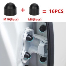 16 stk bilinteriør tilbehør universal auto skrue beskyttelseshætte til alfa romeo 159 147 156 giulietta 147 159 mito nakkestøtte