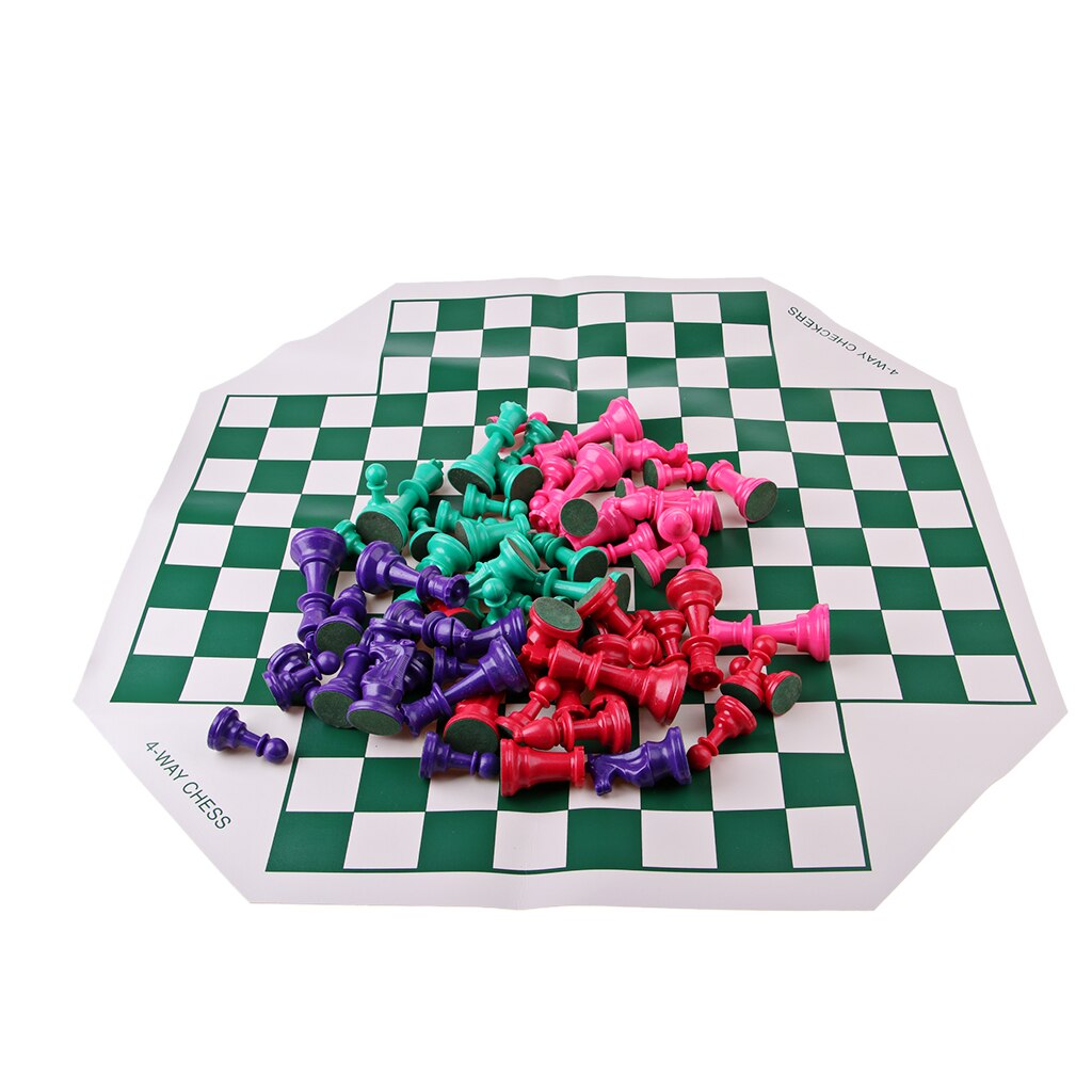 Travel Home Board Games Set of Four Player Chess International Game