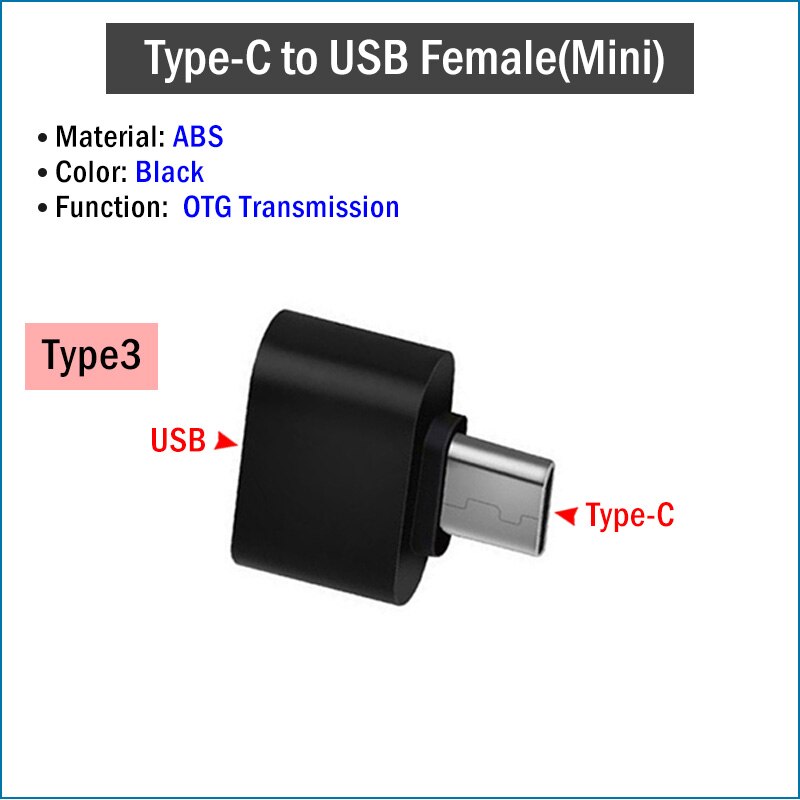 Adattatori USB per Samsung Galaxy S21 S22 Ultra Plus 5G tipo C OTG cavo di ricarica connettore USB-C a 3.5mm convertitore Jack Audio: Type3