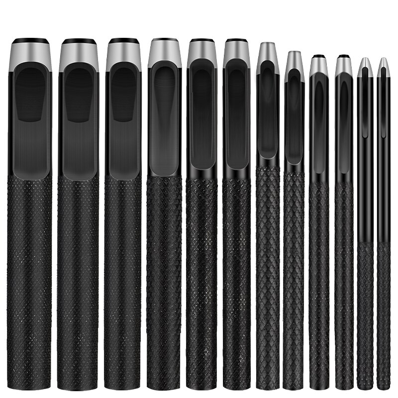 1Pc 1mm-10mm Round Shape Leather Hole Punch Steel Leather Craft Hollow Hole Punch For Clothing Leather Working