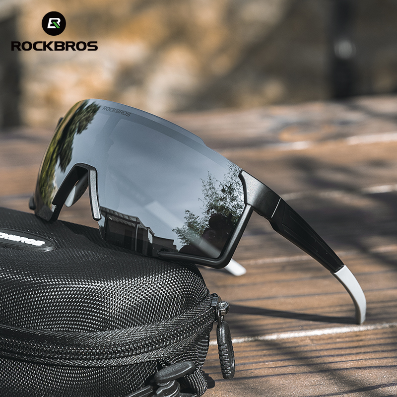 Rockbros fietsbril, fotochromatische gepolariseerde bril,  uv400 beschermingsopties, zonnebril, fietsbril, outdoor sportbril, fietsbril