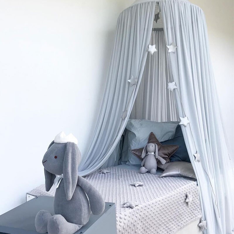 Baby Kids Dream Tent Bed Curtain Hung Dome Mosquito Net Girls Princess Play Tents House Children Room Teepee Decoration Bed Tipi