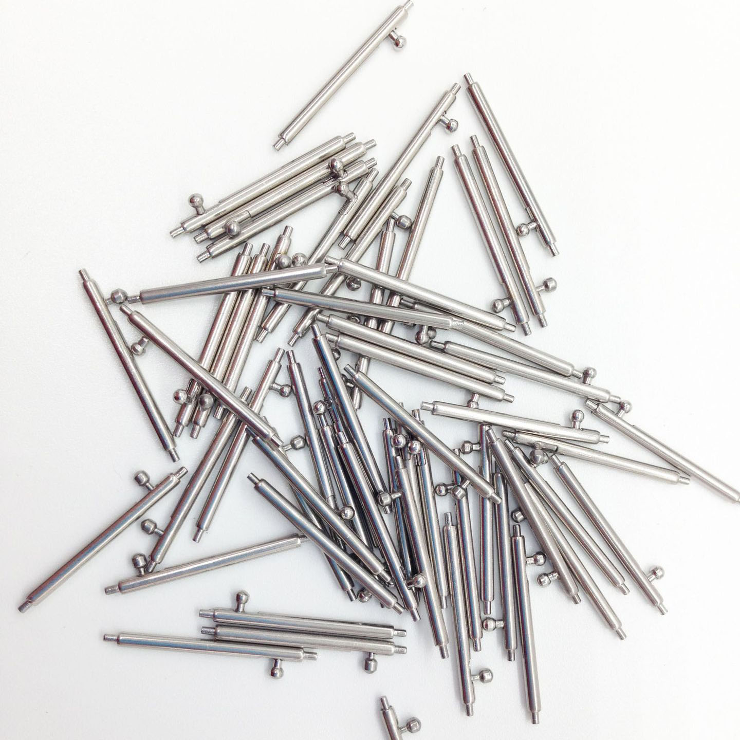 Stainless Steel Watch Strap Quick Release Bars Spring Pin Watch Repair Tool Band Connect Pins 14 15 16 17 18 19 20mm 21 22 24mm