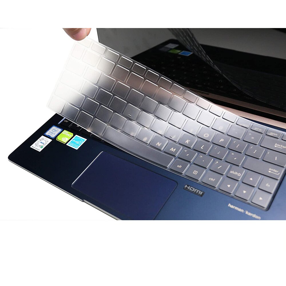 Keyboard Covers for ASUS zenbook 13 UX333 UX333FA UX333 FA FN F 13.3 inch clear silicone laptop protective cover anti dust