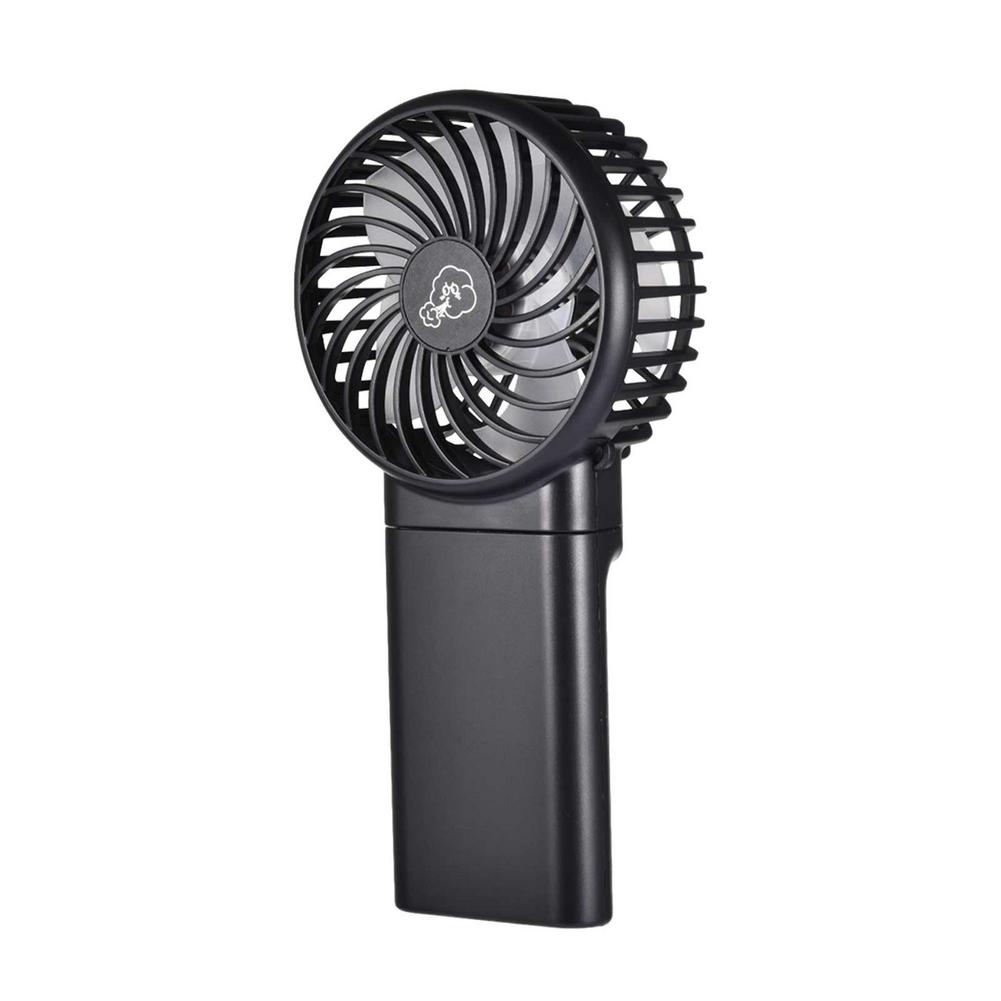 Holding A Fan Mini USB Personal Fan With 4 Speed Fan Rechargeable Portable Folding Fan Outdoor Fan Desktop Fan