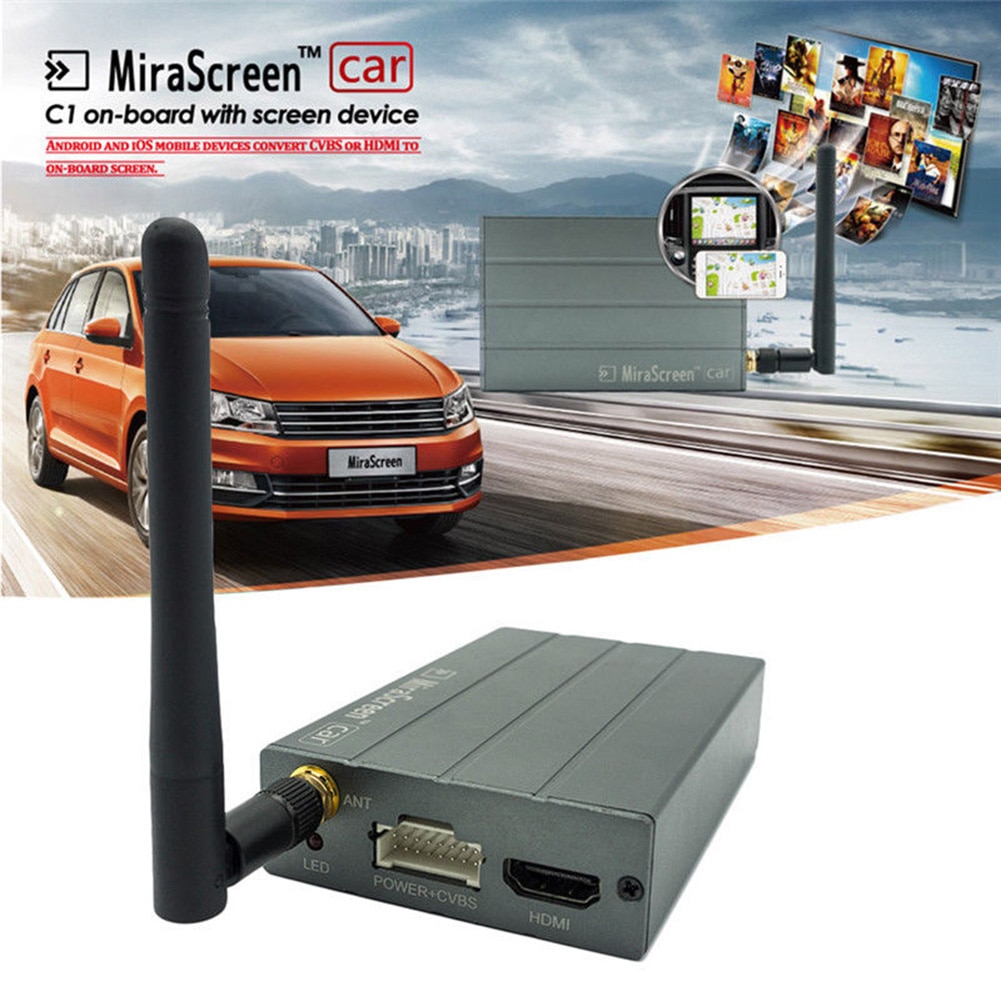 Wlan-display-mirror-link-box-adapter fürs auto (dlna, airplay) für android und ios