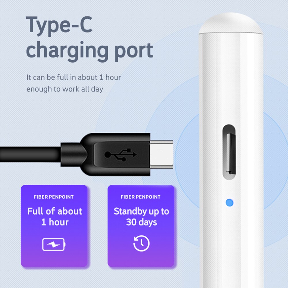 For Apple Pencil 2 1 iPad Pen Touch For iPad Pro 11 12.9 For Stylus Pen iPad 6th Mini 5 Air2 3rd Palm Rejection