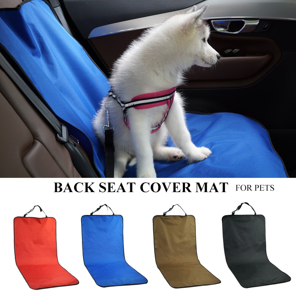 Protector para asiento trasero de auto, cubierta impermeable para mascotas, accesorios de seguridad para viaje, ideales para llevar perros y gatos, tapete para sillón