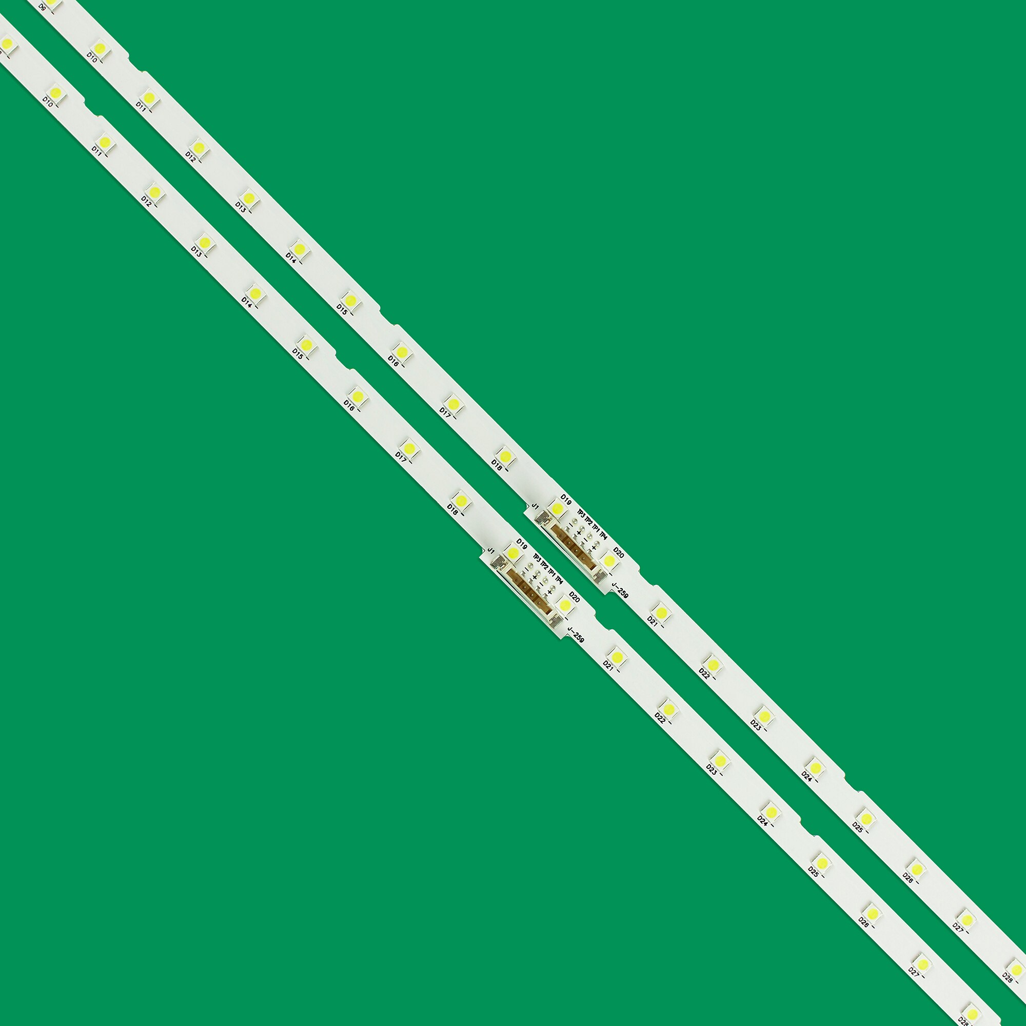 Led bakgrunnsbelysningsliste for samsung 49 nu 7100 49 nu 7300 ue49 nu 7100 bn96-45953a bn96-45953b aot _49_ nu 7300_ nu 7100 st 49081_38 leds