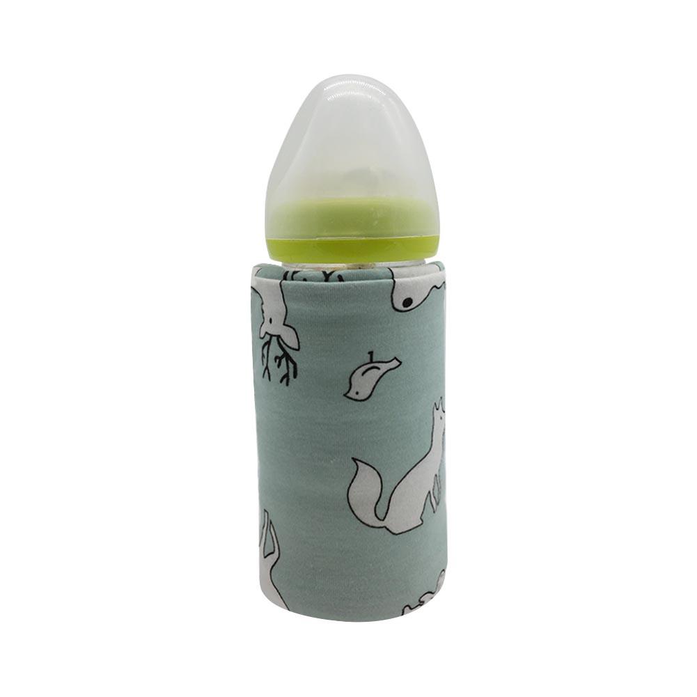 Baby plejeflaskevarmer rejse klapvogn 5v/1a usb mælk vandvarmer isoleret taske 11 inx 5.12in baby mælk varmere bil rejse: B