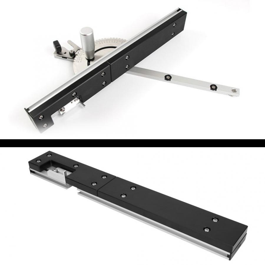 Aluminum Box Joint Jig Fit for Miter Gauge Woodworking Tool Router Table Saw DIY Tools Wood Jig With Standard Slots 450x60x30mm
