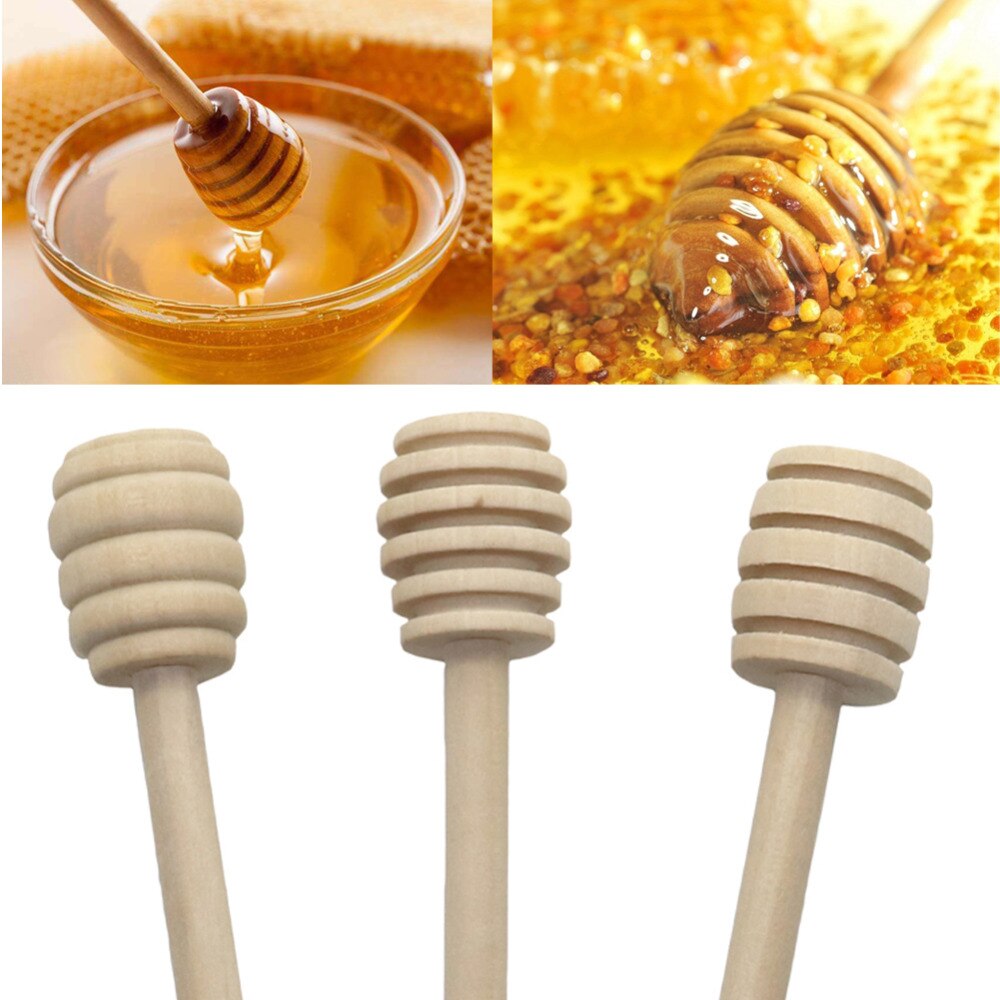 Honey stir bar Bee Tool Honey stick Long handle solid wood Beekeeper Juice stirring stick Apiculture Equipement 20 Pcs