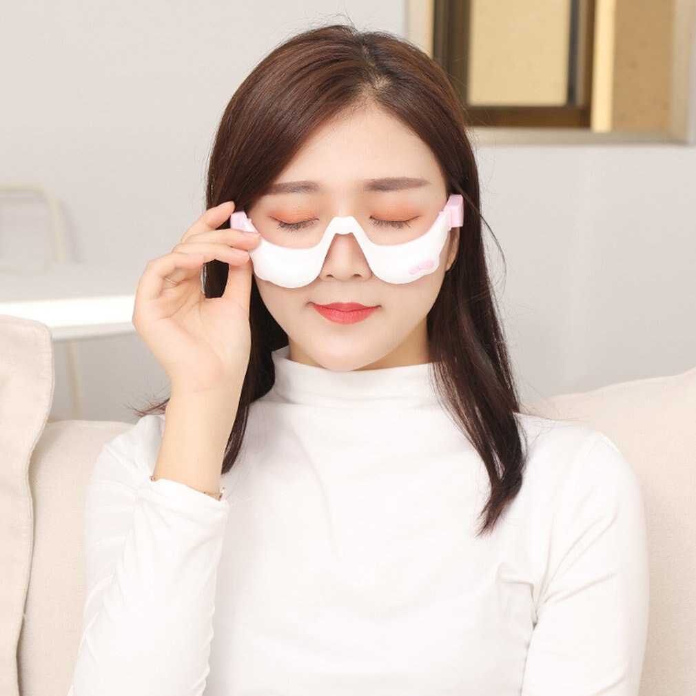 Eye Massager Elektrische Onder Ogen Wallen Massage Oogbescherming Instrument Oog Import Eye Massager Verwarming Vibratie Puls