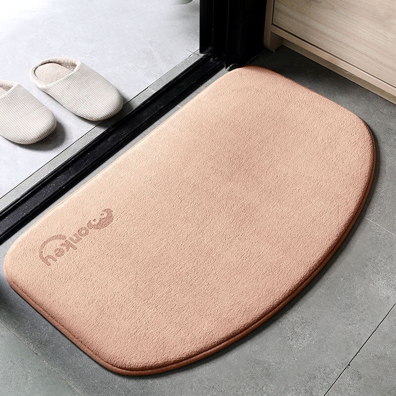 Super Absorberende Memory Foam Badmat Sneldrogend Badkamer Mat Antislip Deur Mat Badkamer Tapijt Vloermat wc Tapijt: Camel-monkey