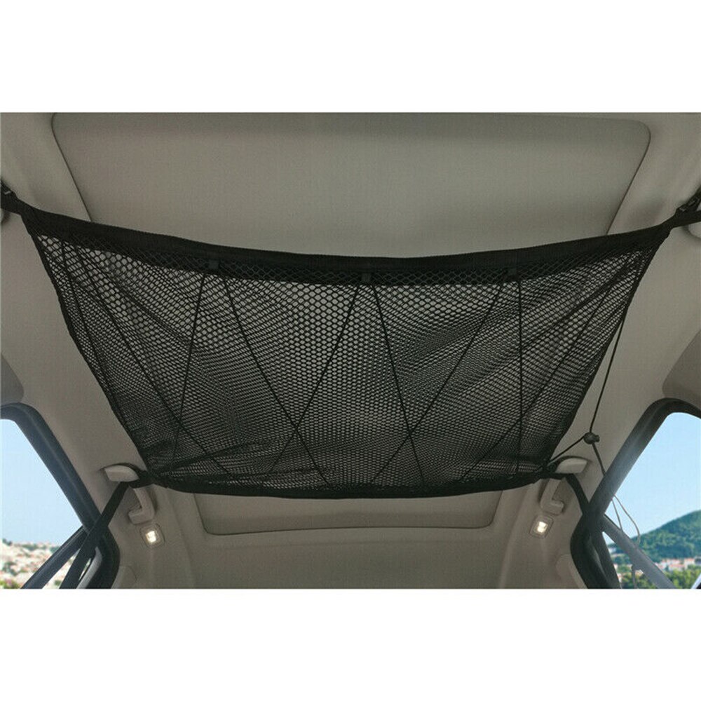 90 * 60cm Double-Layer Mesh Roof Storage Mesh Upgrade Drawstring Hanging Mesh
