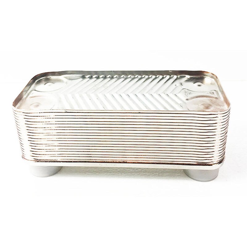 20-Plate Heat Water Exchanger 1/2''~1'' MPT Ports Water Heating System