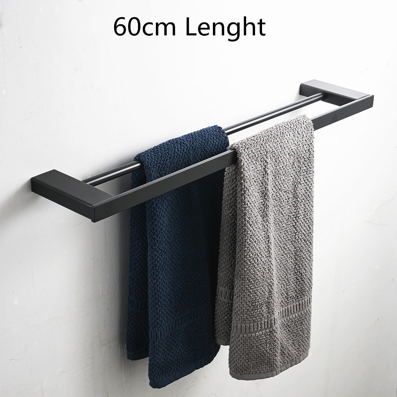 Matte Black Bath Hardware Sets Towel Rack Corner Shelf Paper Holder Towel Bar Stainless Steel Bathroom Hardware set