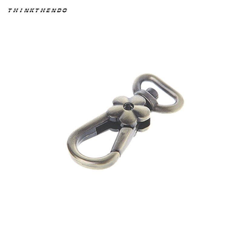 Zinc Alloy Bag Buckle Hook Flower Lobster Clasps Swivel Trigger Clips Snap Hooks Bag Key Rings Keychains Bag Parts