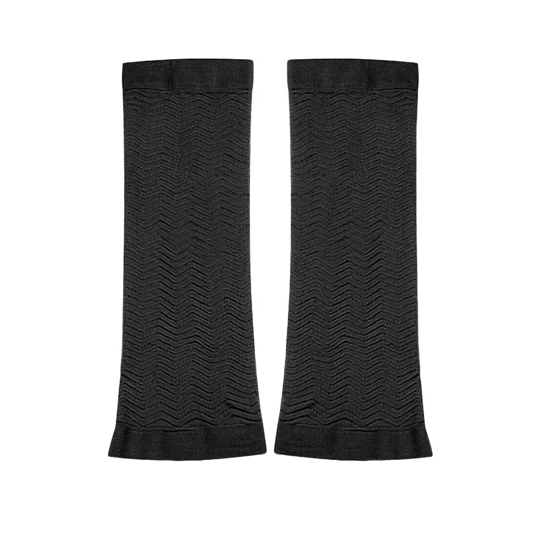 1 pair of Contraction arm Sports arm Sleeves ultra-thin shape body burning fat elastic band compression arm weight loss sleeve: black