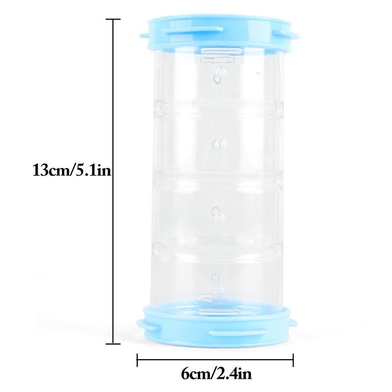 Túneles de tubos para hámster, jaula de plástico creativa para ratones, tubo externo de juguete para animales pequeños, conejillo de indias, ratas, juguetes de ejercicio, 1 unidad