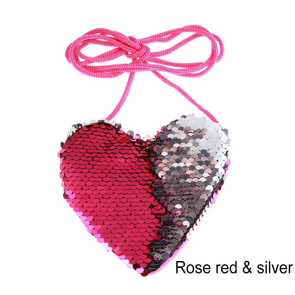 New Fashion Mermaid paillettes portamonete portafoglio per bambini ragazza borsa scintillante borsa da donna borsa con cerniera pacchetto pochette: RRS