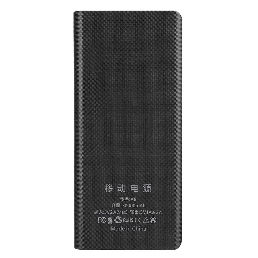 Powerbank caso 8x18650 caixa de bateria portátil fonte de energia sem soldagem jacking diy power bank escudo kit acessório poetable diy