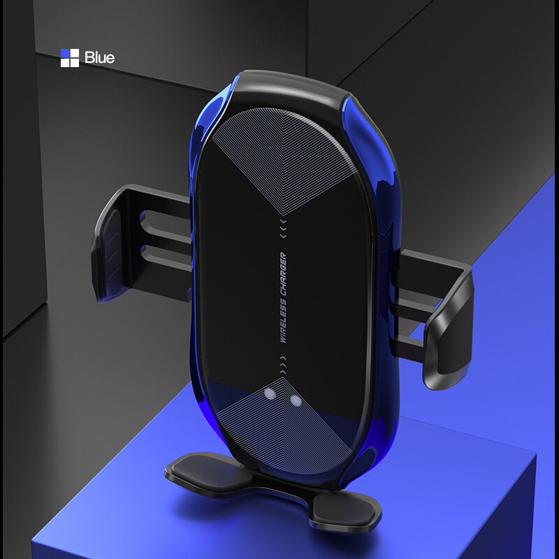 T6 Car Phone Holder Smart Phone Bracket Induction Wireless Charger Mobile Phone Stand 10W Fast Charge With Magnetic Head
