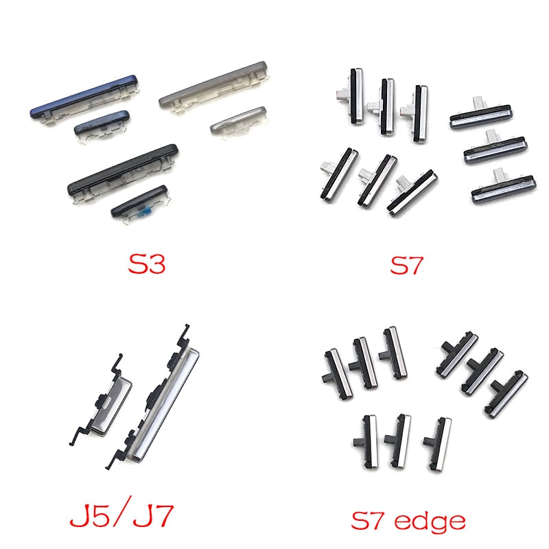 For Samsung S3 S7 Edge J5 J7 J510 J710 / J5 J7 J730 J530 Volume Button Power Switch On Off Button Key Flex Cable