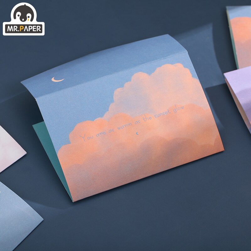 Mr.paper 4 Styles Greeting Cards With Envelope Invitation Envelopes for Cards Handmade DIY Wedding Party Invitation Envelopes