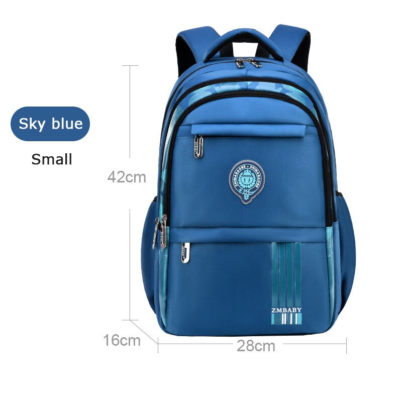 Zaini scolastici per bambini zaino ortopedico per College zaino in Nylon impermeabile borsa per libri per bambini per adolescenti sac mochilas escolar: sky blue samll