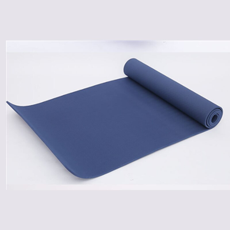 183*61*8Mm Yoga Mat Tpe Pad Voor Fitness Grote Gym Oefening Apparatuur Voor Pilates Trainning Sport accessoires Yoga Mat Tas Paars: Deep Blue