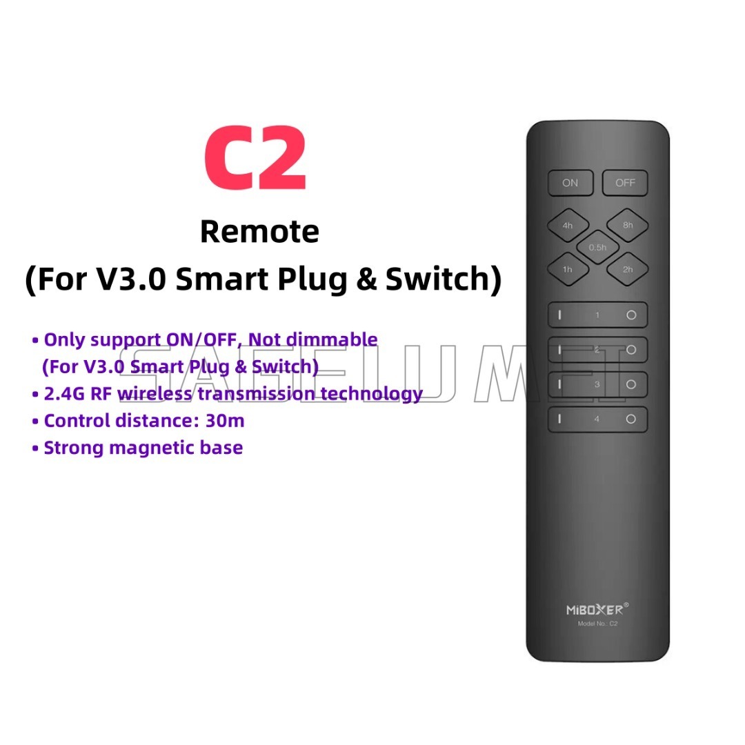 NEUE Miboxer2.4G RF-Fernbedienung C1 C2 C3 C4 C5 C6-Steuerung für dimmbare Farbtemperatur, einstellbares zeitliche Koordinierung, CCT, RGB+CCT, mehrere 4-Zonen