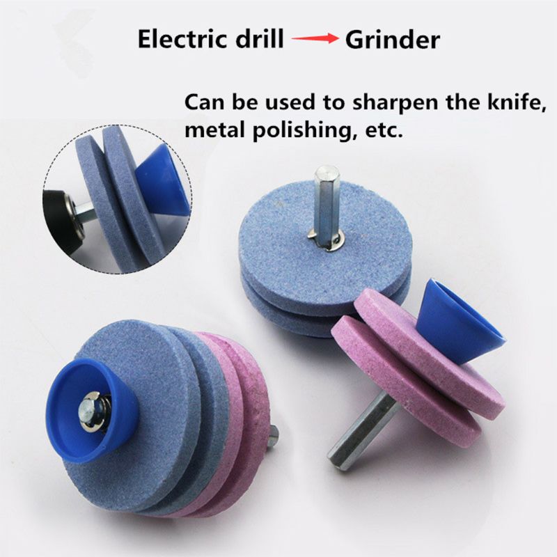 Blade Sharpener Lawn Mower Grinding Rotary Drill Cut Lawnmower Blade Sharpener