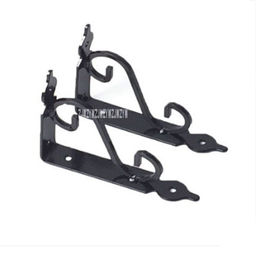 2pcs/lot European-style Iron Triangle Bracket Wall Right Angle Bracket Wood Panel Shelves Fixed Load Bearing Frame