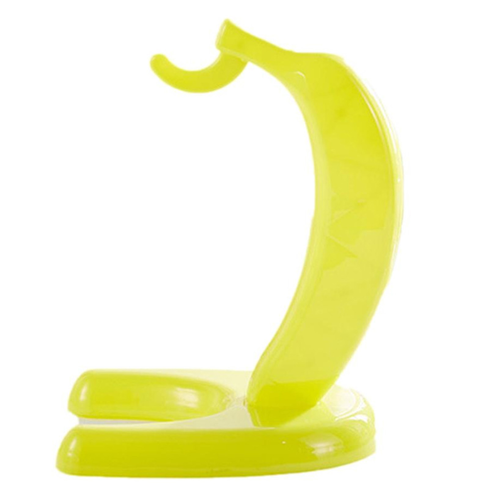 Direct Yellow Banana Shape Showing Banana Hanger Fruit Maintenance Fresh Storage for Living Room Bananas Hook Stand: Default Title