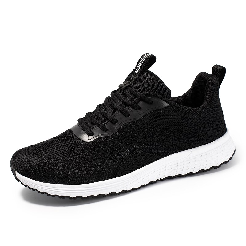 Pustende golfsko menn kvinner utendørs vår sommer lette golfsneakers cpuples str golf sport joggesko: Svart / 41